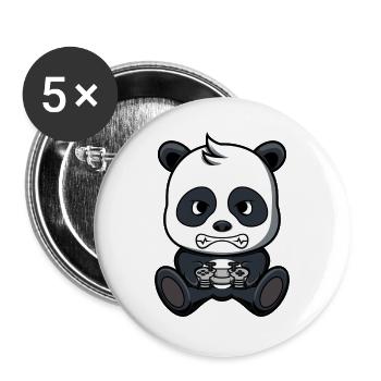 Panda Gaming - Buttons groß 56 mm (5er Pack) - Weiß - Vorne