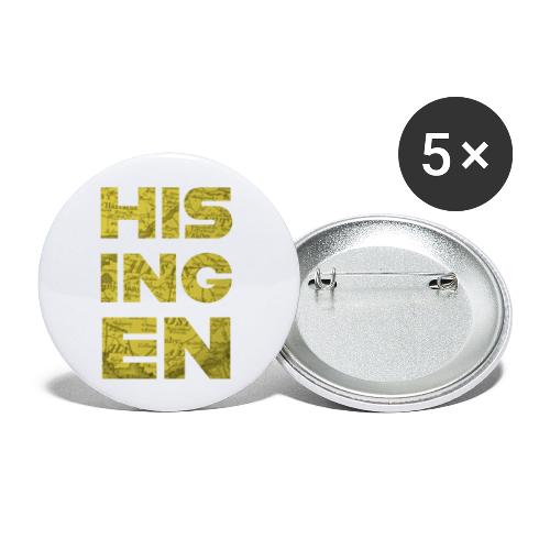 Hisingens Karta - Stora knappar 56 mm (5-pack)