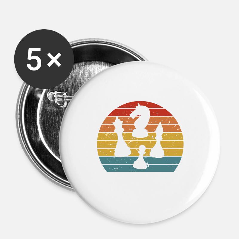 I ve Got Awesome Moves Chess Player Gift - Buttons large 2.2''/56 mm (5-pack) - white