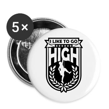 aiment se défoncer - Lot de 5 grands badges (56 mm) - blanc - Devant