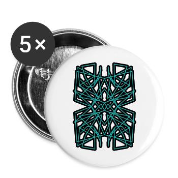 Pattern - Buttons large 2.2''/56 mm (5-pack) - white - Front