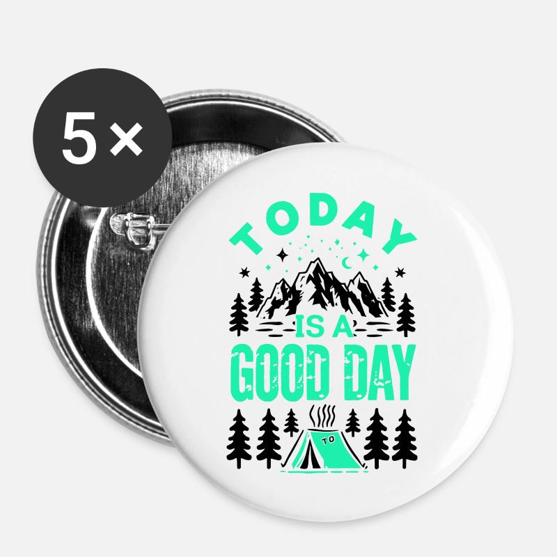 Let s Get Lost - Buttons large 2.2''/56 mm (5-pack) - white