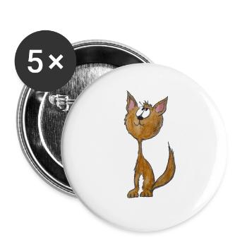 Alles ist gut! - Buttons groß 56 mm (5er Pack) - Weiß - Vorne