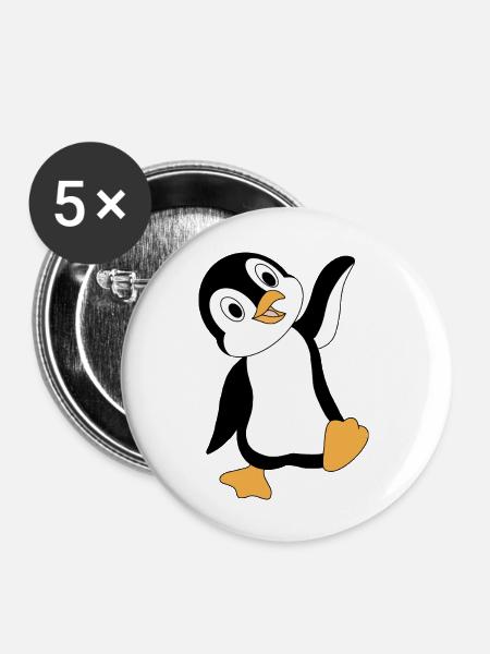Hello Pino - Buttons groß 56 mm (5er Pack) - Weiß
