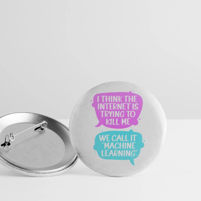 Programmeur GPT Coder Lot de 5 grands badges (56 mm)