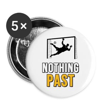 Nothing Goes - Goalkeeper - Buttons large 2.2''/56 mm (5-pack) - white - Front