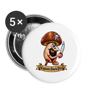 1000202527 - Buttons groß 56 mm (5er Pack) - Weiß - Vorne