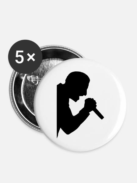 singer - Buttons groß 56 mm (5er Pack) - Weiß