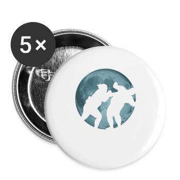 Sumo - Buttons large 2.2''/56 mm (5-pack) - white - Front