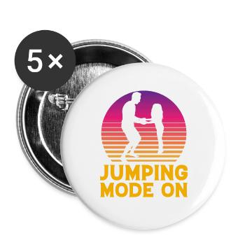 Sprungmodus ein - Buttons groß 56 mm (5er Pack) - Weiß - Vorne