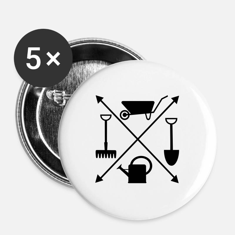 garden - Buttons large 2.2''/56 mm (5-pack) - white