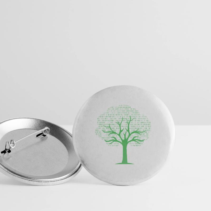 Binary Tree... Programmeurs & Nerd Lot de 5 grands badges (56 mm)