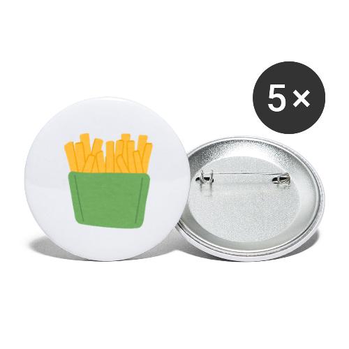 Fries - Confezione da 5 spille grandi (56 mm)