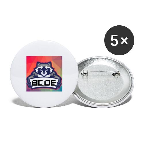 bcde_logo - Buttons groß 56 mm (5er Pack)