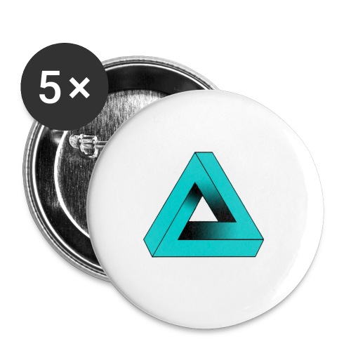 Impossible Triangle - Buttons large 2.2''/56 mm (5-pack)