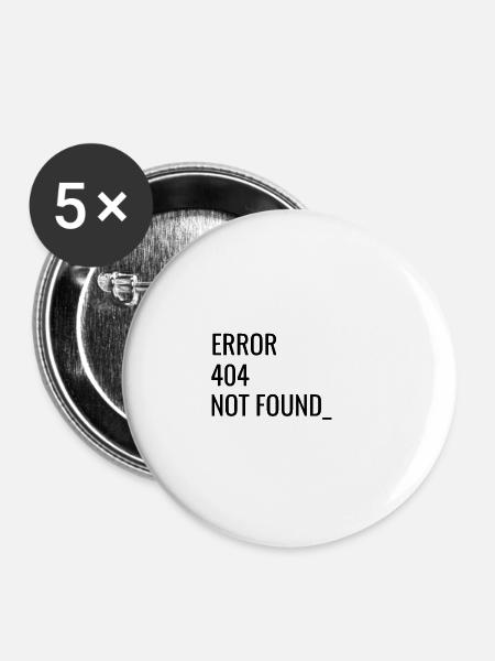 404 - Buttons groß 56 mm (5er Pack) - Weiß