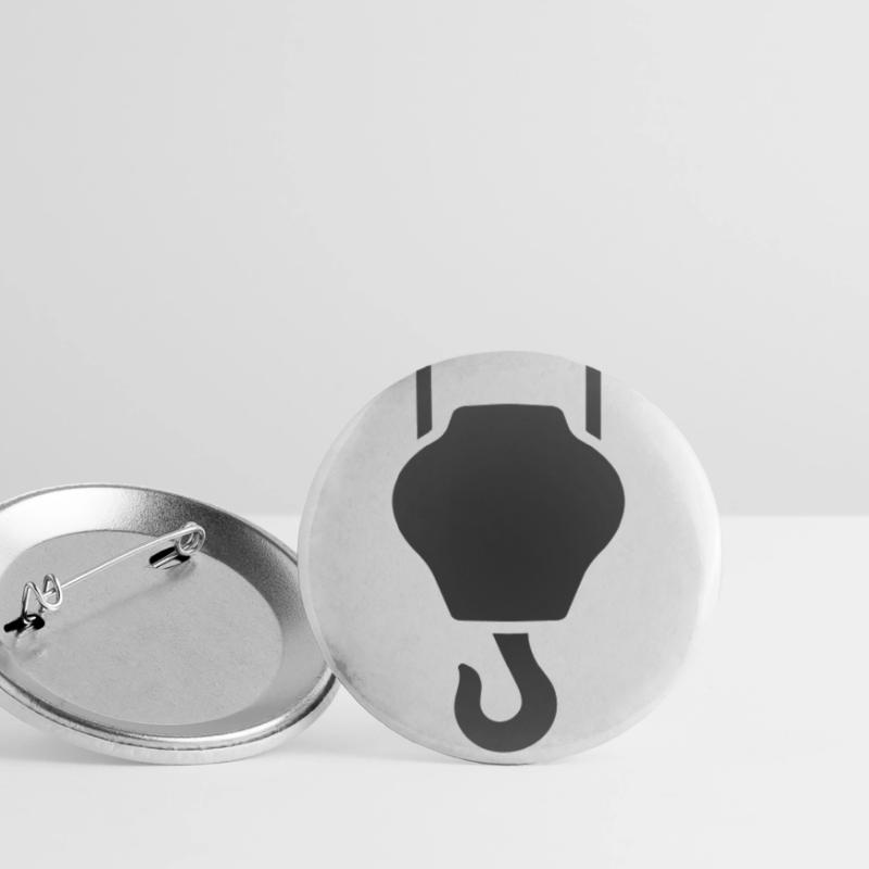 Industriekranhaken Hebehaken oder Hebehaken Buttons groß 56 mm (5er Pack)