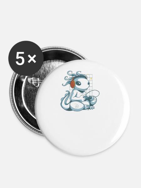 Gaming - Buttons groß 56 mm (5er Pack) - Weiß