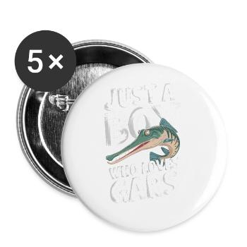 Gar - Buttons groß 56 mm (5er Pack) - Weiß - Vorne