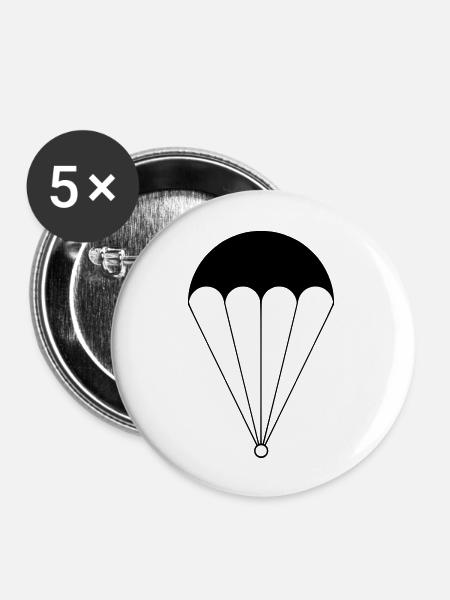 parachute - Buttons groß 56 mm (5er Pack) - Weiß