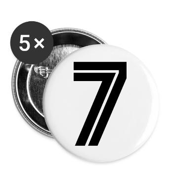 7 - Buttons large 2.2''/56 mm (5-pack) - white - Front