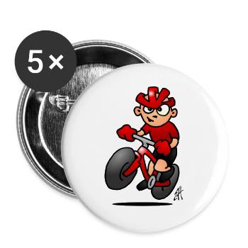 MTB - Buttons large 2.2''/56 mm (5-pack) - white - Front