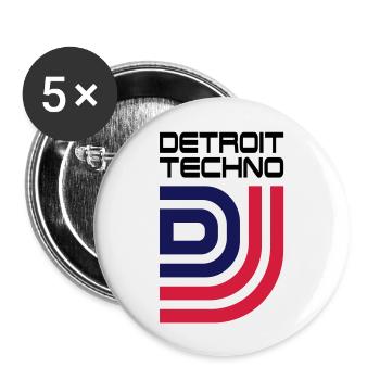 DJ__V010 - Buttons large 2.2''/56 mm (5-pack) - white - Front