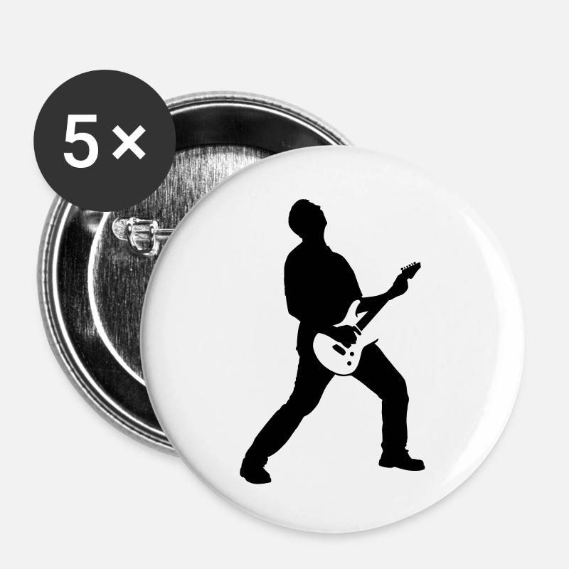 guitarrocker_032012_c_1c - Buttons large 2.2''/56 mm (5-pack) - white