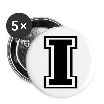 i - Buttons groß 56 mm (5er Pack) - Weiß - Vorne