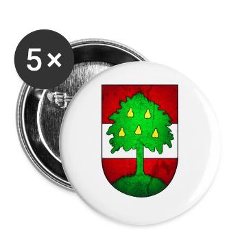 Dornbirn - Austria - Buttons large 2.2''/56 mm (5-pack) - white - Front