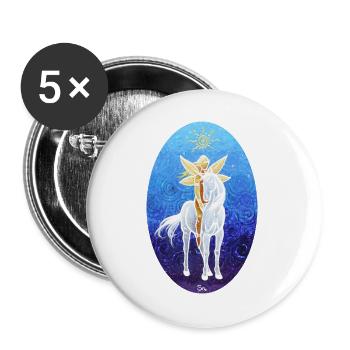 Life is magical! - Sonja Ariel von Staden - Buttons large 2.2''/56 mm (5-pack) - white - Front