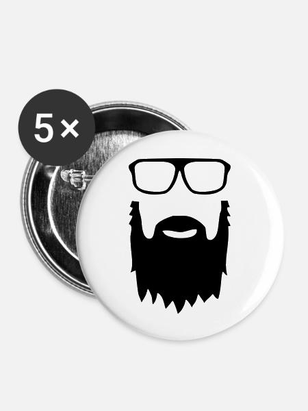 cooler_typ_001 - Buttons groß 56 mm (5er Pack) - Weiß