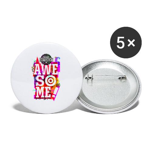 Different = Awesome - Buttons large 2.2''/56 mm (5-pack)