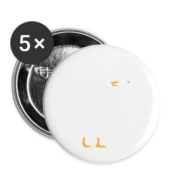 Joint Weed Goose - Buttons large 2.2''/56 mm (5-pack) - white - Front