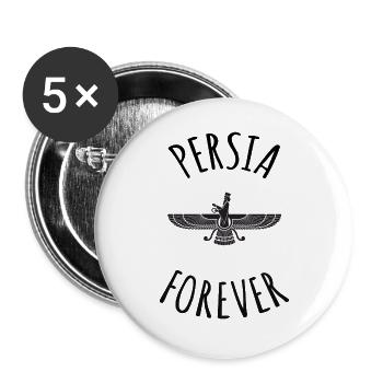 Tshirt Iran Persia forever faharavar persian - Buttons large 2.2''/56 mm (5-pack) - white - Front