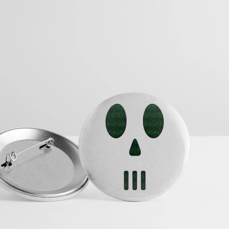 Hacking hackers hacker computer malware esport trojan Buttons large 2.2''/56 mm (5-pack)