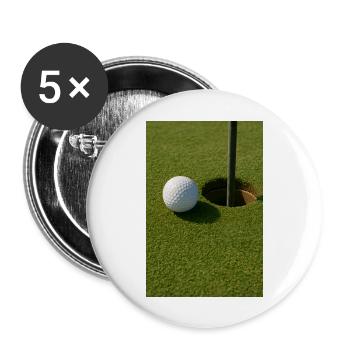 Sport - Golf - Buttons large 2.2''/56 mm (5-pack) - white - Front