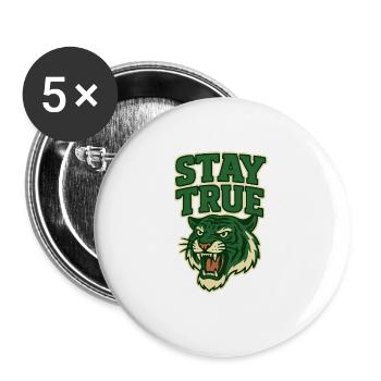 A wild declaration of loyalty - Buttons large 2.2''/56 mm (5-pack) - white - Front