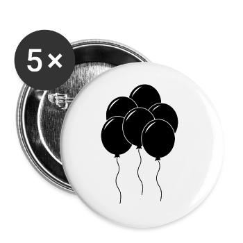 balloon - Buttons large 2.2''/56 mm (5-pack) - white - Front