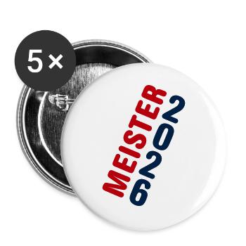 Champion 2026 Championship - Buttons large 2.2''/56 mm (5-pack) - white - Front