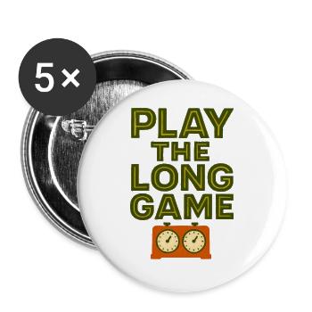Play the Final: Tactical Chess Pendulum - Buttons large 2.2''/56 mm (5-pack) - white - Front