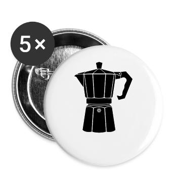 Moka Pot - Buttons large 2.2''/56 mm (5-pack) - white - Front