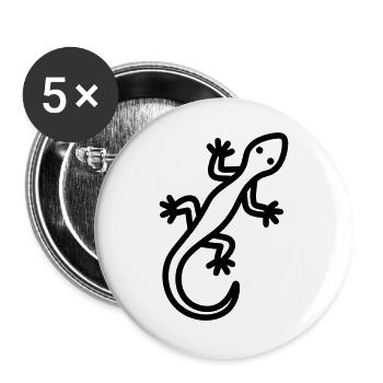 lizard - Buttons large 2.2''/56 mm (5-pack) - white - Front
