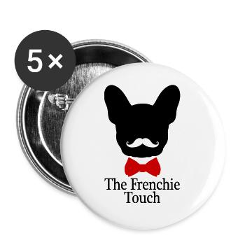 Der französische Touch - 009 - Buttons groß 56 mm (5er Pack) - Weiß - Vorne