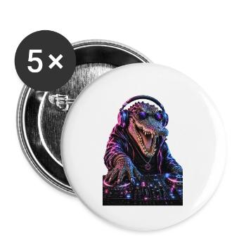 DropWild_Kane, er legt nicht auf, er greift an - Buttons groß 56 mm (5er Pack) - Weiß - Vorne