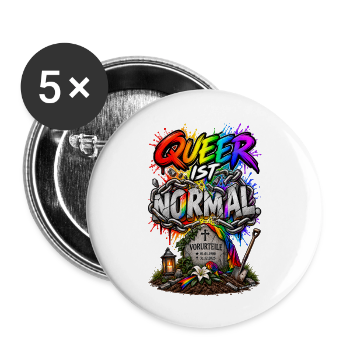 Buttons groß 56 mm (5er Pack)