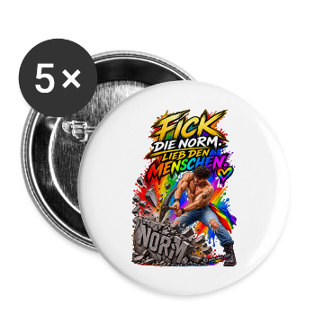 Buttons groß 56 mm (5er Pack)