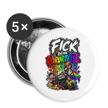 Buttons groß 56 mm (5er Pack)