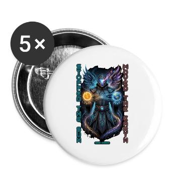 Kosmischer Kopernikus - Buttons groß 56 mm (5er Pack) - Weiß - Vorne