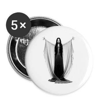 spektral - Buttons groß 56 mm (5er Pack) - Weiß - Vorne